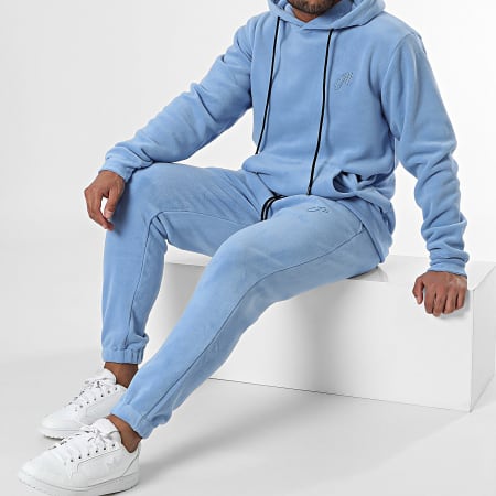 Ensemble Jogging Femme 2 Pièces - Polaire Douce - Capuche Et Poches - Taille Grande - Coupe Ample