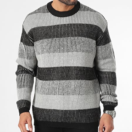 Only And Sons - Jersey Tony Relax 22027693 Negro Gris