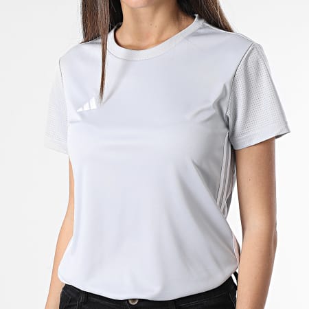 Adidas Sportswear - Tee Shirt Col Rond Femme IA9151 Gris Clair