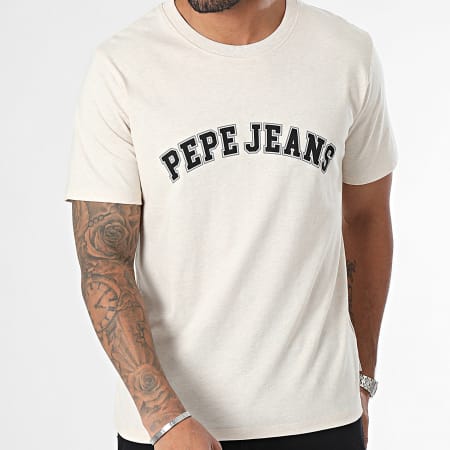 Pepe Jeans - Tee Shirt Clement PM509220 Beige Chiné