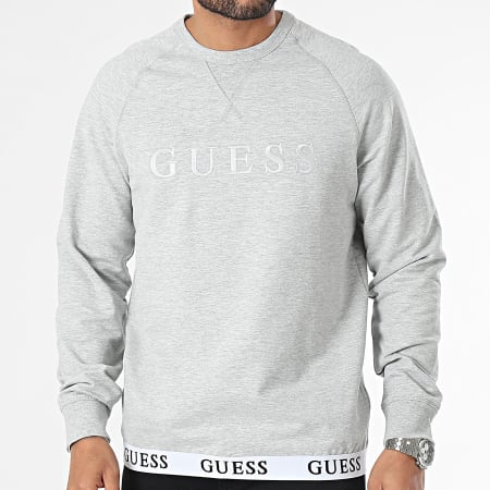 Guess - Sweatshirt met ronde hals U3YQ01-KBS91 Heather Grey