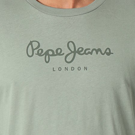 Pepe Jeans - Maglietta a maniche lunghe verde cachi chiaro