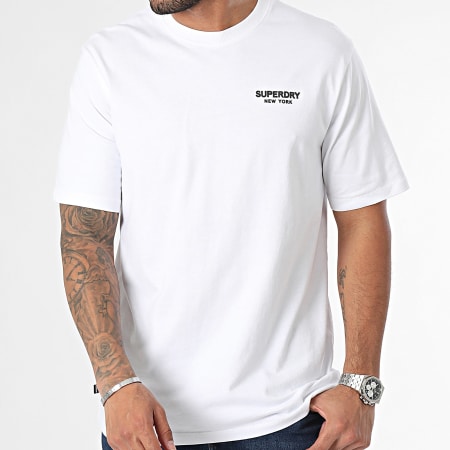 Superdry - Camiseta Luxury Sport Loose M1011728A Negro