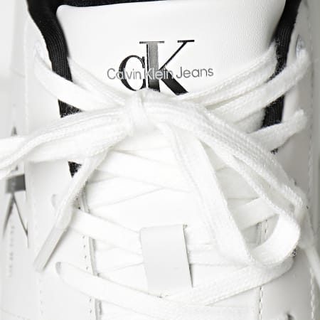 Calvin Klein - Baskets Classic Cupsole Low Leather 0864 Bright White Black