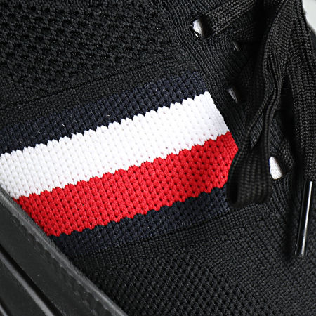 Tommy Hilfiger - Baskets Modern Runner Knit Stripes Essential 4798 Black