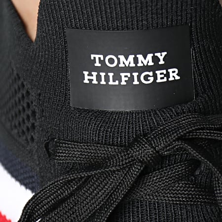 Tommy Hilfiger - Sneakers Modern Runner Knit Stripes Essential 4798 Nero