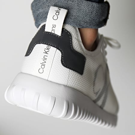 Calvin Klein - Sneakers Sporty Runner Eva 0437 Bianco brillante