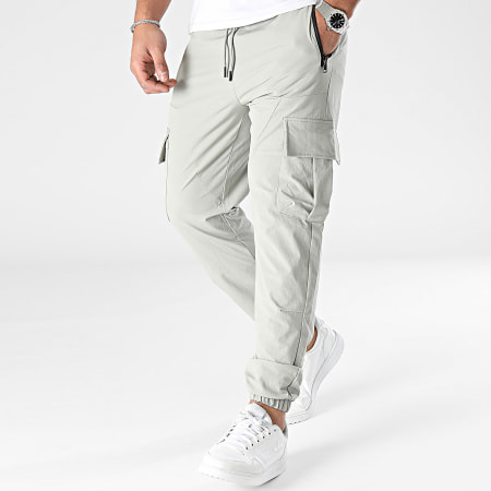 Classic Series - Pantalones cargo gris claro