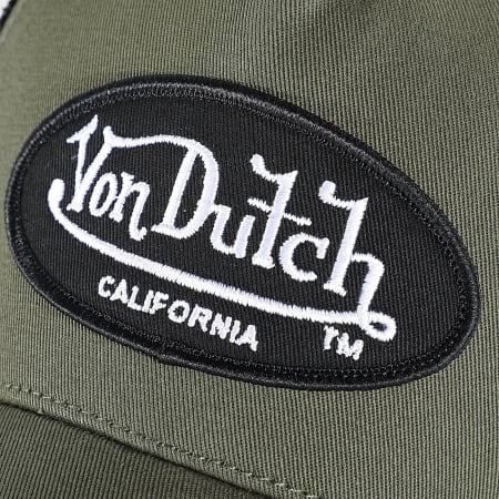 Von Dutch - Casquette Trucker Cas1 Vert Kaki Noir