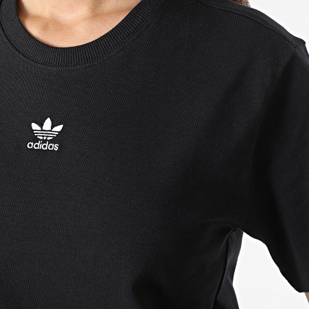 Adidas Originals - Camiseta de mujer con cuello redondo IC1826 Negro