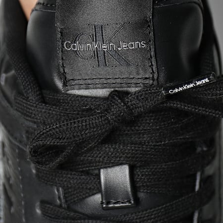 Calvin Klein - Baskets Cupsole Low Leather 0884 Triple Black