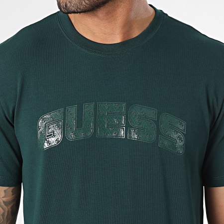 Guess - Tee Shirt Z4RI00-J1314 Vert Bouteille