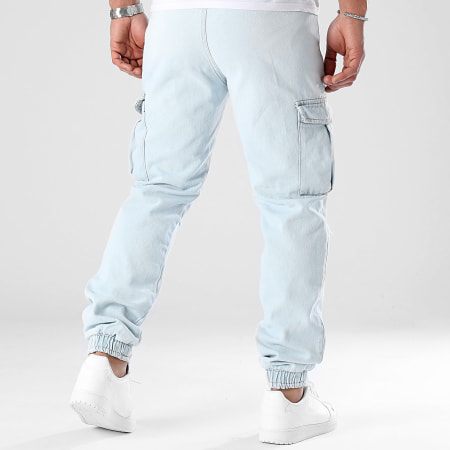LBO - Jogger Pant Jean Cargo Relaxed Fit Destroy 3177 Denim Wash