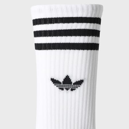Adidas Originals - Lot De 3 Paires De Chaussettes High Crew IJ0734 Blanc