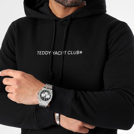 Teddy Yacht Club - Sudadera con capucha Street Couture Gradient Negra