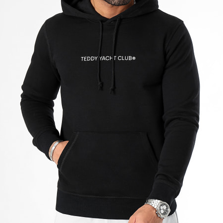 Teddy Yacht Club - Sweat Capuche Street Couture Gradient Noir