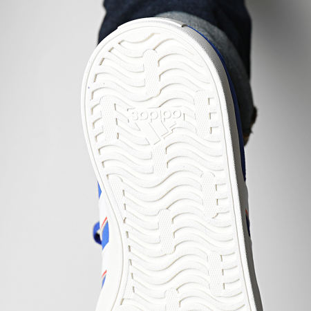 Adidas Performance - Zapatillas VL Court 3.0 ID6283 Azul Semilúcido Calzado Blanco Rojo Brillante