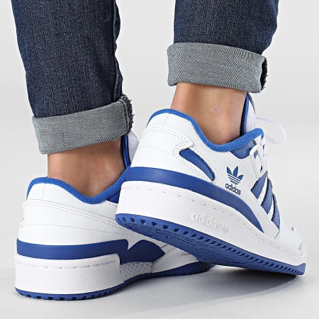 Adidas Originals - Forum Low Zapatillas Mujer FY7974 Calzado Blanco Azul Real