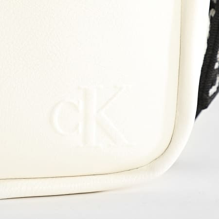 Calvin Klein - Borsa fotografica ultraleggera con doppia zip 1554 Bianco