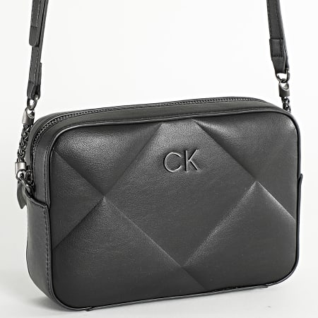 Calvin Klein - Borsa da donna Re-Lock Quilt Camera Bag 0767 Nero