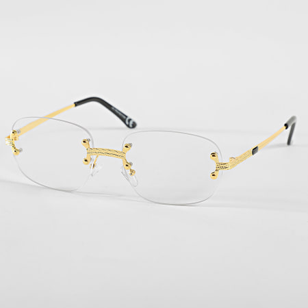 Lunettes De Soleil Ray-Ban Rétro - Monture Dorée, Modèle Femme, Occasion, Référence 044230005