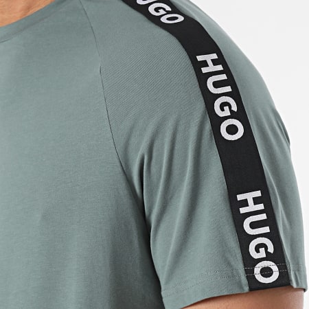 HUGO - Tee Shirt A Bandes Sporty Logo 50404270 Gris Souris