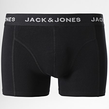 Jack And Jones - Set di 3 boxer misti a fiori verde nero