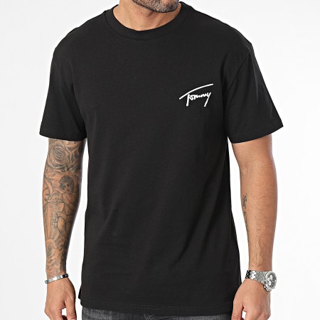 Tommy Jeans - Tee Shirt Regular Signature 7994 Noir