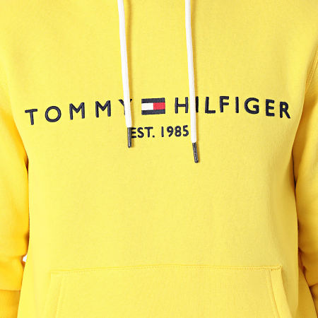 Tommy Hilfiger - Felpa con cappuccio Logo 1599 Giallo