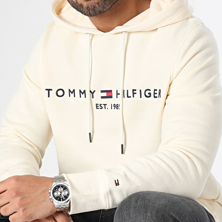 Tommy Hilfiger - Sweat Capuche Tommy Logo 1599 Beige