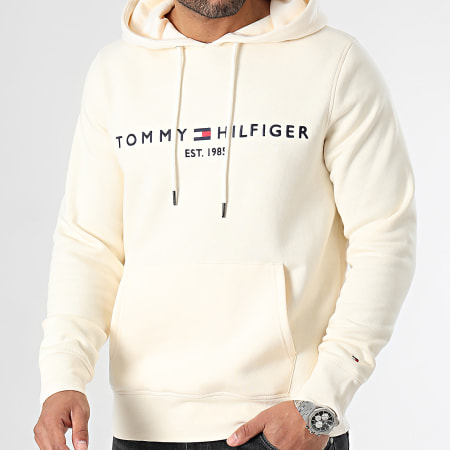 Tommy Hilfiger - Felpa con cappuccio Tommy Logo 1599 Beige