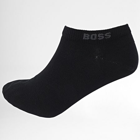 BOSS - Lote de 2 pares de calcetines AS Allover 50511423 Negro