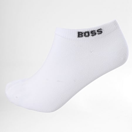 BOSS - Lote de 2 pares de calcetines AS Allover 50511423 Blanco