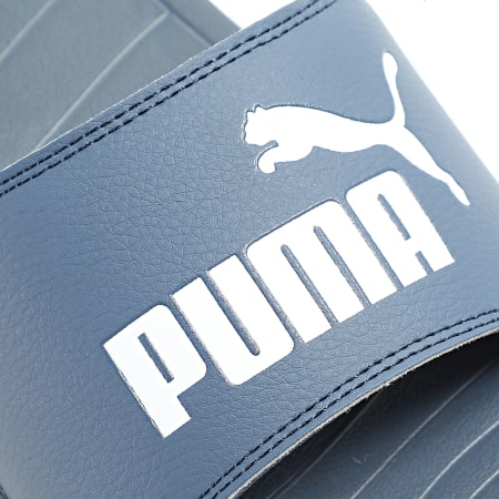 Puma - Infradito Popcat 20 372279 Inky Blue Puma Bianco