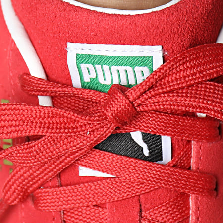 Puma - Suede Classic 374915 Alto rischio rosso Puma Sneakers bianche