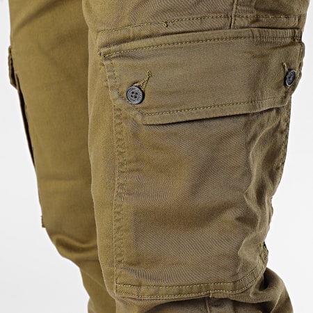 Tiffosi - Pantalones cargo confort 10052799 verde caqui