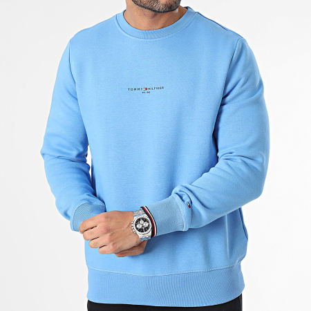 Tommy hilfiger felpa azzurra hotsell