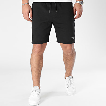 Tommy Hilfiger - Pantaloncini da jogging Tommy Logo 4201 Small Nero