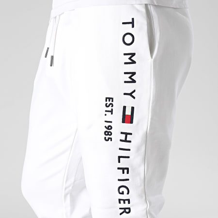 Tommy Hilfiger - Pantalon Jogging Tommy Logo 8388 Blanc