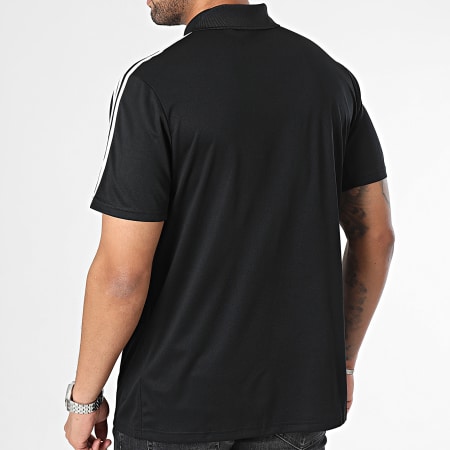 Adidas Sportswear - Polo Manches Courtes A Bandes IB8107 Noir