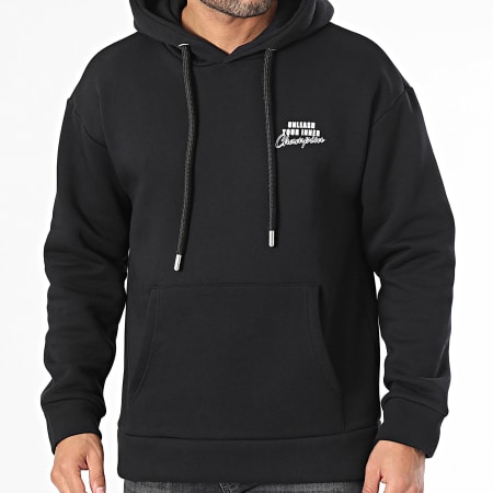 ADJ - Sweat Capuche Noir