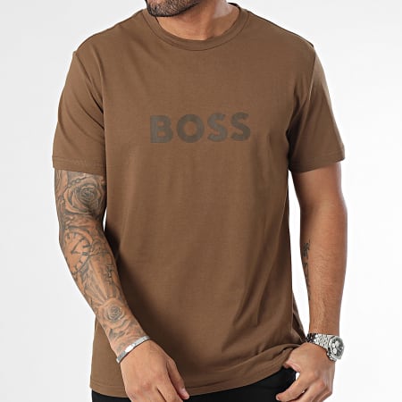 BOSS - Tee Shirt 50503276 Marron