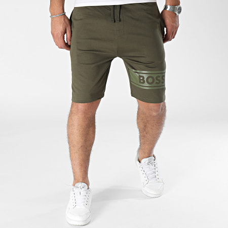 BOSS - Pantaloncini da jogging autentici 50510635 Khaki green