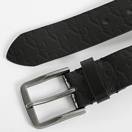 Calvin Klein - Klassieke platte riem 1518 Zwart