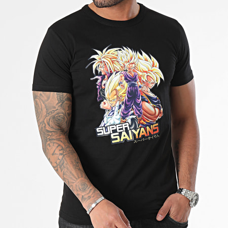 Dragon Ball Z - Tee Shirt Col Rond ABYTEX465 Noir