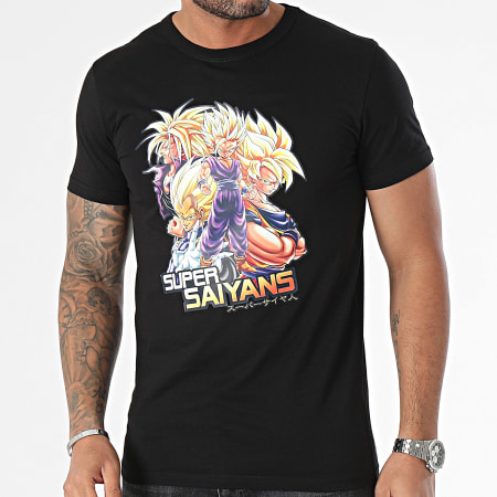 Dragon Ball Z - Tee Shirt Col Rond ABYTEX465 Noir