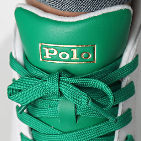 Polo Ralph Lauren - Sneakers Heritage Court II Bianco Verde