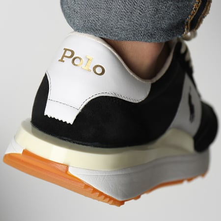 Polo Ralph Lauren - Sneakers Train 89 Nero Bianco