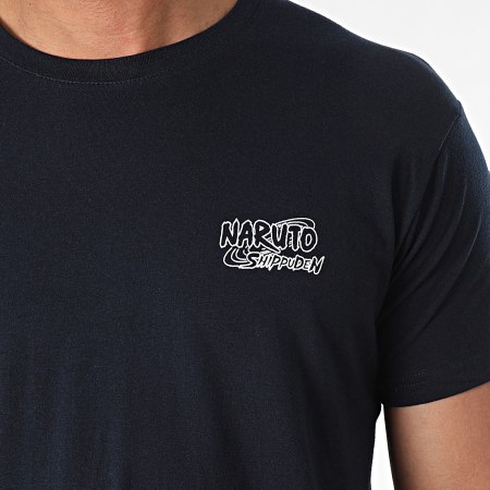 Naruto - Maglietta con scollo rotondo ABYTEX433 Blu navy
