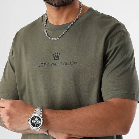 Teddy Yacht Club - Camiseta oversize grande Maison De Couture Rush caqui verde